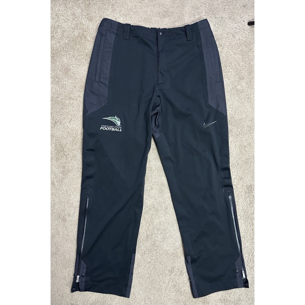Nike Storm-FIT Pants Portland State Football Team Issued Black Mens Size Large